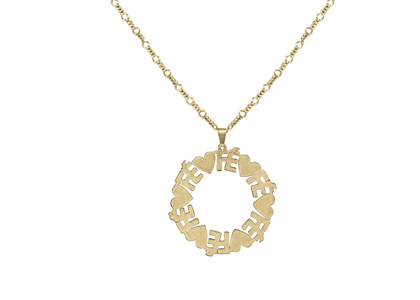 Gold Plated | Alphabet Pendants